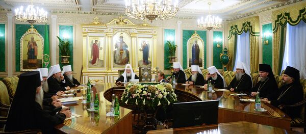 Zasedanje Svetog sinoda Ruske pravoslavne crkve u Minsku - Sputnik Srbija