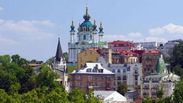 Pogled na Andrejevsku crkvu u Kijevu - Sputnik Srbija