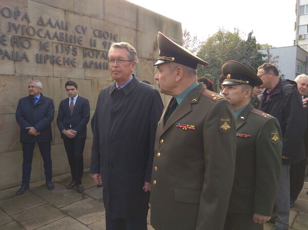 Руски амбасадор Александар Чепурин на обележавању годишњице ослобађања Београда Руски амбасадор Александар Чепурин на обележавању годишњице ослобађања Београда - Sputnik Србија