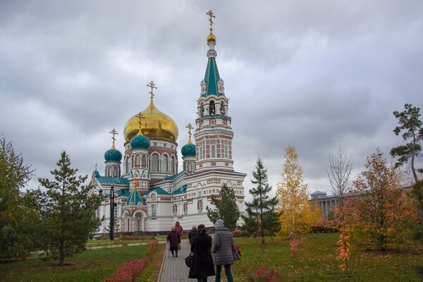Храм Светог успења у Омску - Sputnik Србија