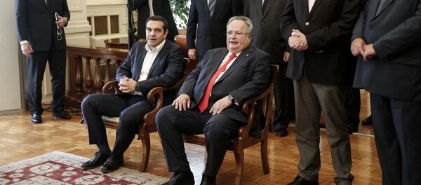 Никос Коцијас и Алексис Ципрас - Sputnik Србија