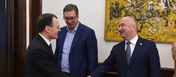 Александар Вучић и Николај Спаски Александар Вучић и Николај Спаски - Sputnik Србија