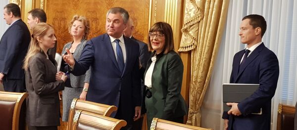 Маја Гојковић и Вјачеслав Володин - Sputnik Србија