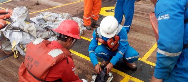 Радници, који учествују у акцији спасавања после авионске несреће, прегледају остатке за које се сумња да потичу од авиона компаније Лајон Ер Радници, који учествују у акцији спасавања после авионске несреће, прегледају остатке за које се сумња да потичу од авиона компаније Лајон Ер - Sputnik Србија