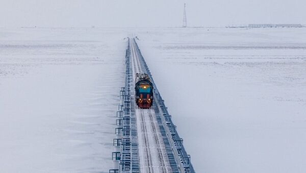 Rusija gradi najseverniju železnicu na svetu - Sputnik Srbija
