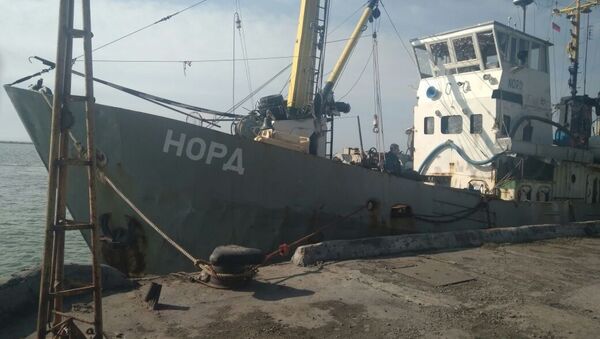 Ruski ribolovački brod Nord koga su zaplenile ukrajinske vlasti - Sputnik Srbija