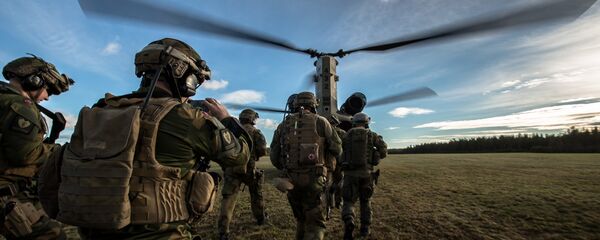 Норвешки војници на војним вежбама  НАТО-а Спој трозупца 2018 - Sputnik Србија
