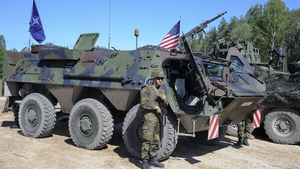 Амерички војници на војним вежбама Сејбер страјк у Естонији - Sputnik Србија
