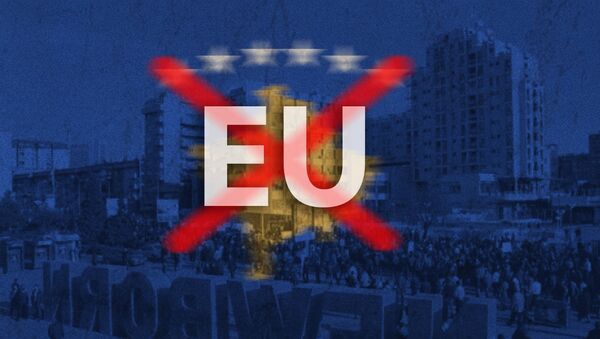 Косово и ЕУ - илустрација  - Sputnik Србија