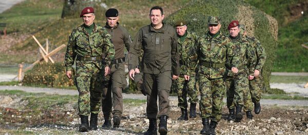 Министар одбране Александар Вулин на провери спремности Специјалне бригаде и Речне флотиле за вежбу „Век победника 1918-2018“ - Sputnik Србија