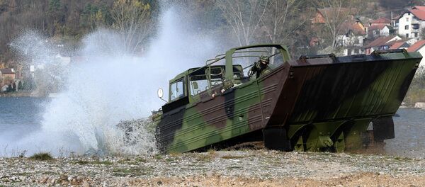 Провера спремности Специјалне бригаде и Речне флотиле за вежбу „Век победника 1918-2018“ - Sputnik Србија