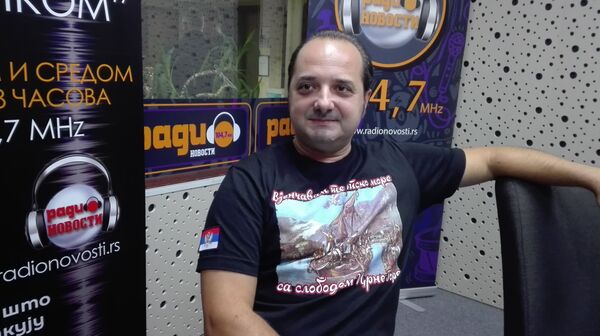 Александар Раковић у емисији На нишану Лазанског Александар Раковић у емисији На нишану Лазанског - Sputnik Србија