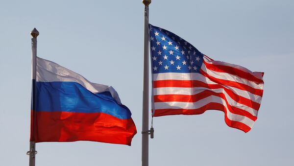 Zastave Rusije i SAD - Sputnik Srbija
