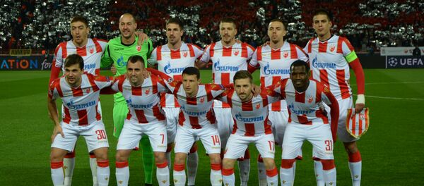 Црвено-бели позирали пред почетак меча - Sputnik Србија