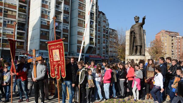 Obeležavanje gradske slave u Kosovskoj Mitrovici - Sputnik Srbija