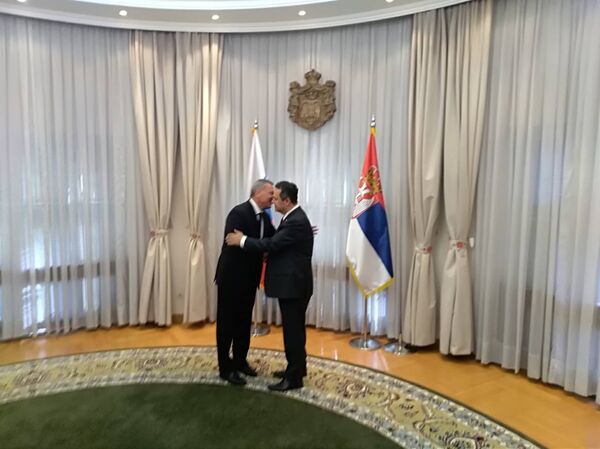 Јуриј Борисов и Ивица Дачић састали су се у Влади Србије - Sputnik Србија