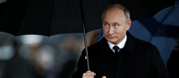 Владимир Путин на свечаности у Паризу поводом 100 годишњице победе у Првом светском рату - Sputnik Србија