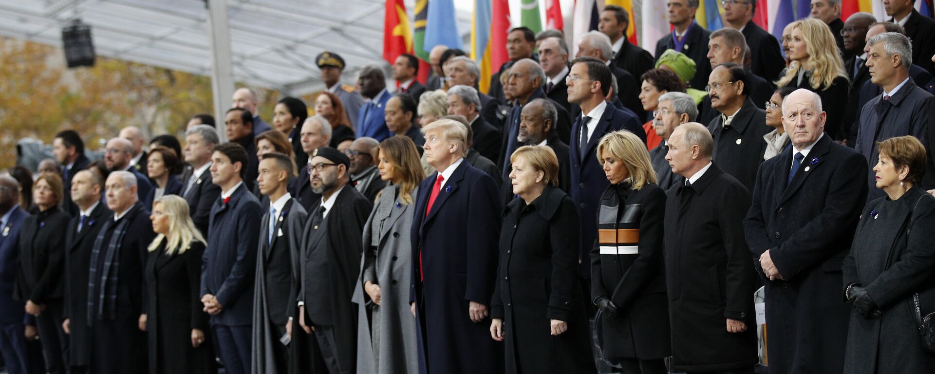 Svetski lideri na svečanosti u Parizu - Sputnik Srbija, 1920, 13.11.2018