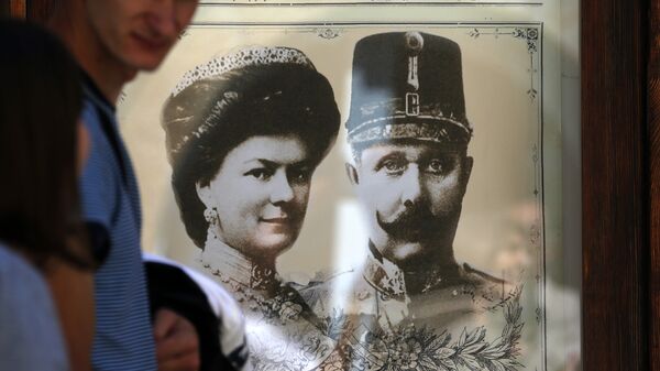 Франц Фердинанд са супругом Софијом - Sputnik Србија