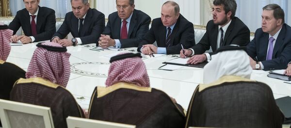 Састанак делагација Саудијске Арабије и Русије Састанак делагација Саудијске Арабије и Русије - Sputnik Србија