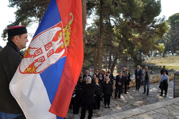 Obeležavanju godišnjice prisustvovali su svi Srbi koji žive na Krfu i njihovi grčki prijatelji. - Sputnik Srbija