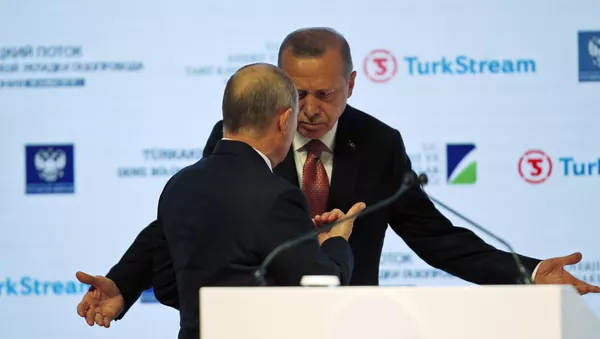 Vladimir Putin i Redžep Tajip Erdogan - Sputnik Srbija