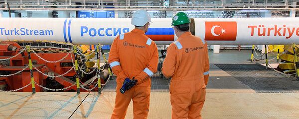 Predstavnici projekta Turski tok kontrolišu proizvodni proces Predstavnici projekta Turski tok kontrolišu proizvodni proces - Sputnik Srbija