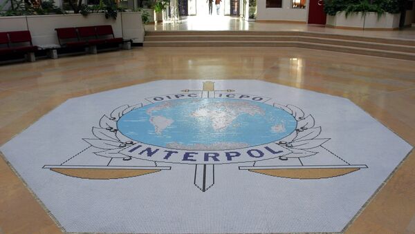 Logo međunarodne organizacije Interpol u Lionu - Sputnik Srbija