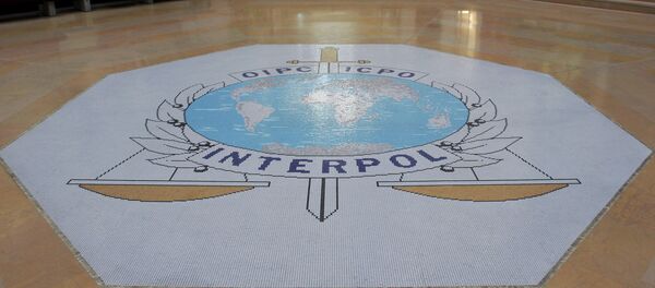 Лого међународне организације Интерпол у Лиону - Sputnik Србија