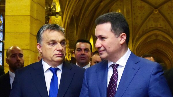 Виктор Орбан и Никола Груевски - Sputnik Србија