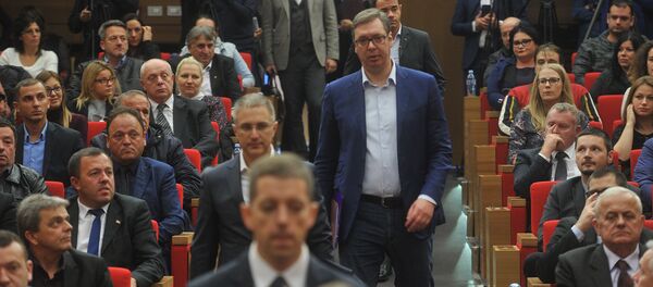 Александар Вучић са Србима с Косова - Sputnik Србија