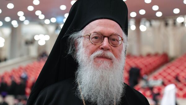 Poglavar Albanske pravoslavne crkve, arhiepiskop Anastasij - Sputnik Srbija