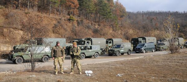 Припадници КФОР-а код Косовске Митровице - Sputnik Србија