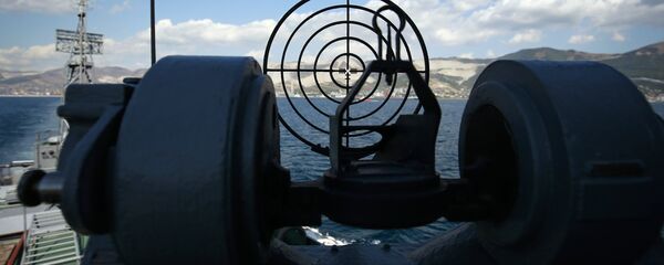 Mali protivpodmornički brod Povorino vojne pomorske baze Crnomorske flote ruske mornarice tokom taktičkih vojnih vežbi Mali protivpodmornički brod Povorino vojne pomorske baze Crnomorske flote ruske mornarice tokom taktičkih vojnih vežbi - Sputnik Srbija