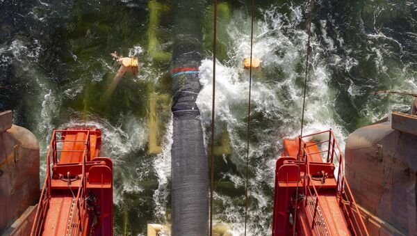 Полагање цеви гасовода Северни ток 2 у Финском заливу - Sputnik Србија