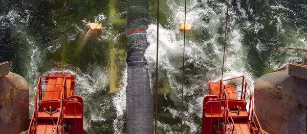 Полагање цеви гасовода Северни ток 2 у Финском заливу - Sputnik Србија