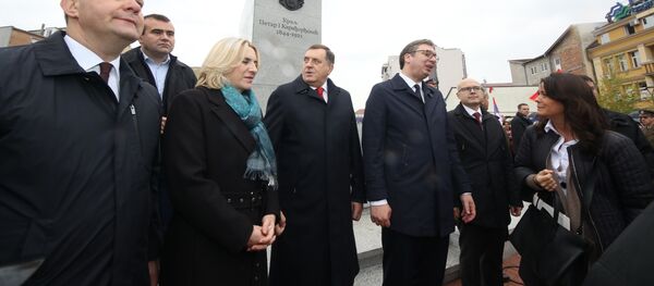 Милорад Додик и Александар Вучић Милорад Додик и Александар Вучић - Sputnik Србија