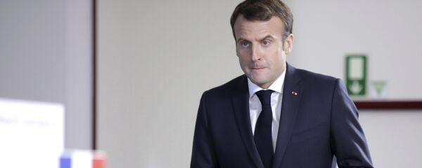 Predsednik Francuske Emanuel Makron Predsednik Francuske Emanuel Makron - Sputnik Srbija