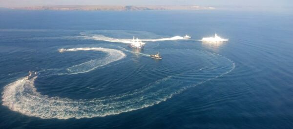 Украјински бродови код Керчког мореуза - Sputnik Србија