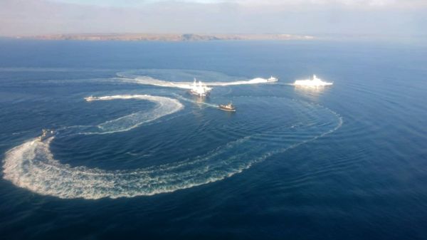 Украјински бродови код Керчког мореуза - Sputnik Србија
