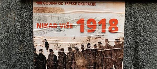 Плакати који се могу видети у градовима широм Црне Горе Плакати који се могу видети у градовима широм Црне Горе - Sputnik Србија