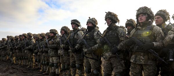 Учесници тактичких војних вежби украјинске војске Учесници тактичких војних вежби украјинске војске - Sputnik Србија