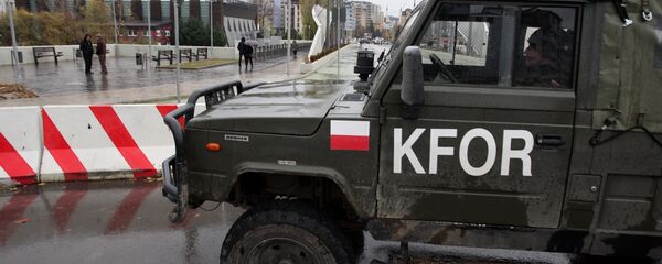Припадници КФОР-а у Косовској Митровици  - Sputnik Србија