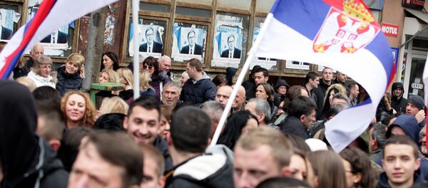 Protesti Srba u Kosovskoj Mitrovici Protesti Srba u Kosovskoj Mitrovici - Sputnik Srbija