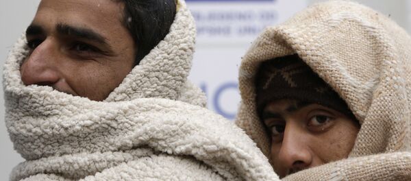 Migranti na granici BiH i Hrvatske - Sputnik Srbija