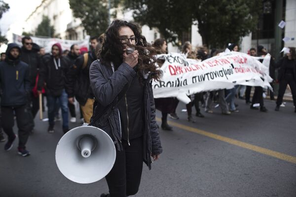 Protesti u Atini - Sputnik Srbija