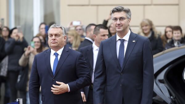 Viktor Orban i Andrej Plenković - Sputnik Srbija