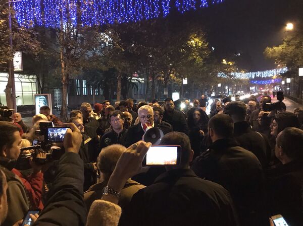 Protest DF-a u Podgorici protiv pritvaranja Nebojše Medojevića - Sputnik Srbija