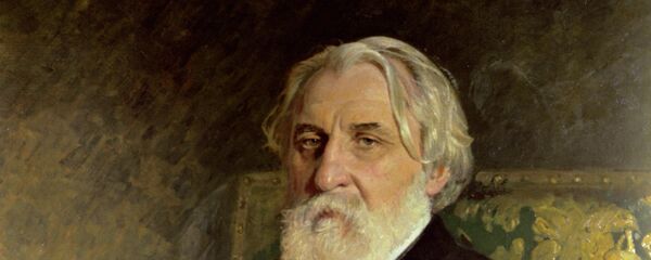 Руски писац Иван Тургењев, репродукција слике Иље Рјепина из збирке Државне третјаковске галерије - Sputnik Србија