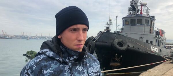 Jedan od ukrajinskih mornara koji je učestvovao u incidentu u Kerčkom moreuzu Jedan od ukrajinskih mornara koji je učestvovao u incidentu u Kerčkom moreuzu - Sputnik Srbija
